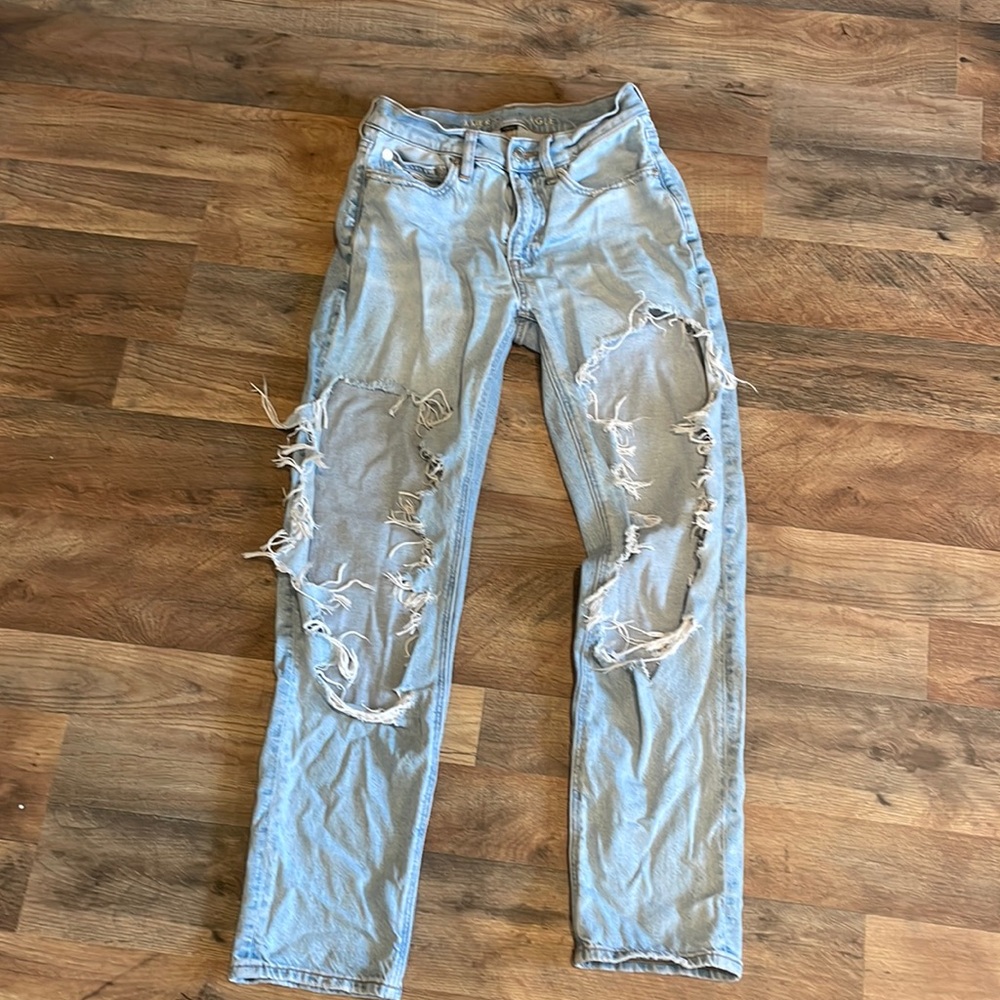 Light Blue Ripped Jeans